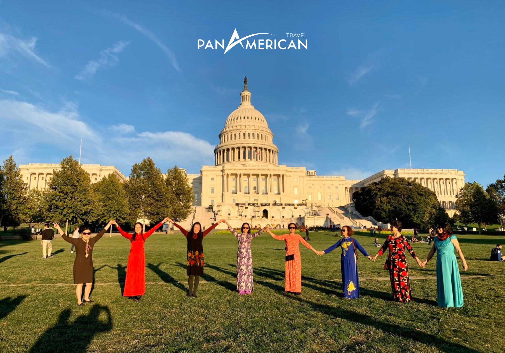 Hình ảnh khách hàng đi tour Mỹ - Pan American Travel