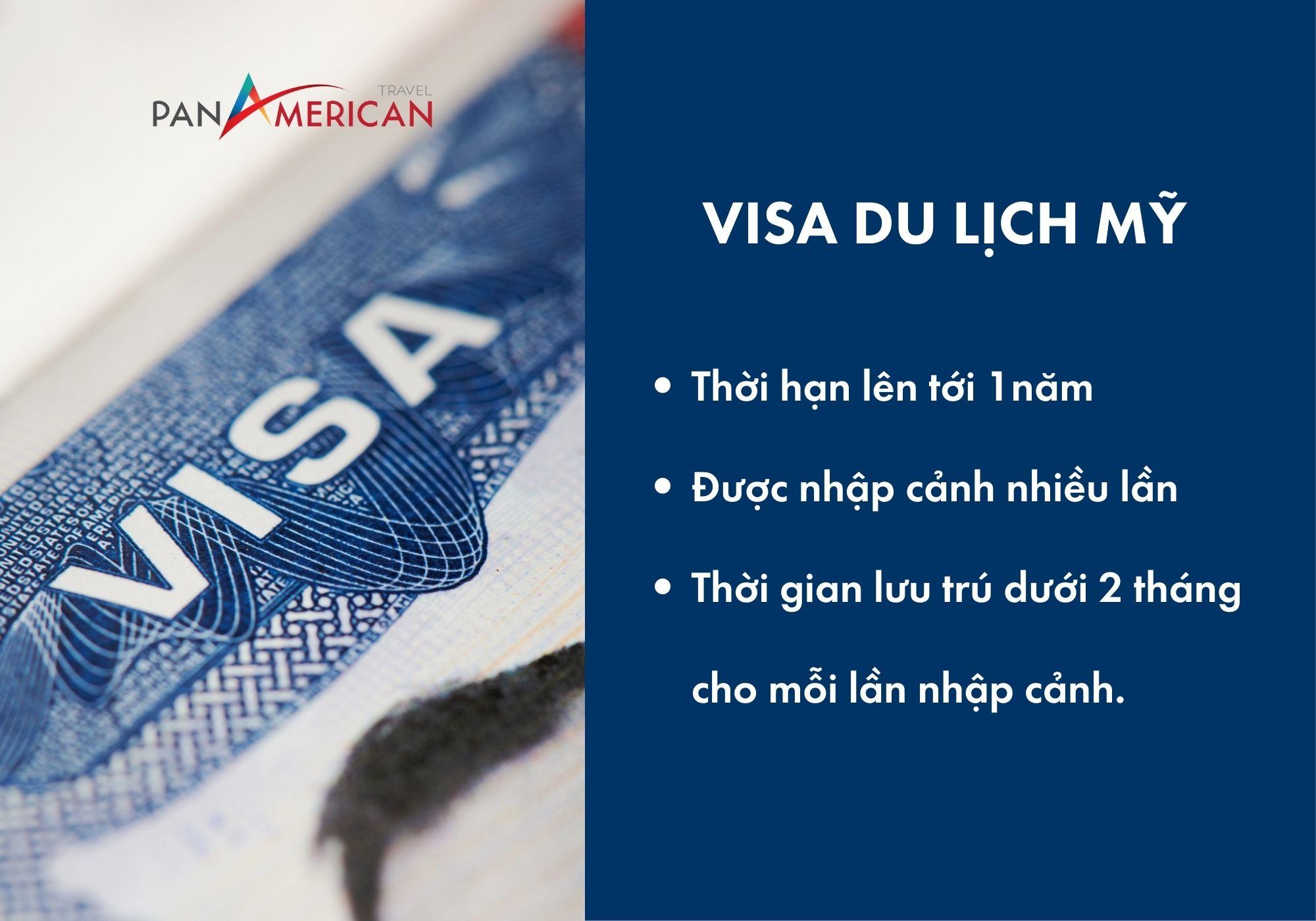 Thông tin về Visa du lịch Mỹ loại B1/B2