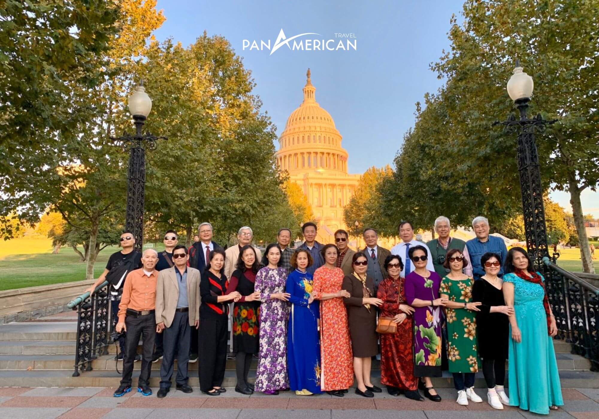 Hình ảnh khách hàng đi tour Mỹ - Pan American