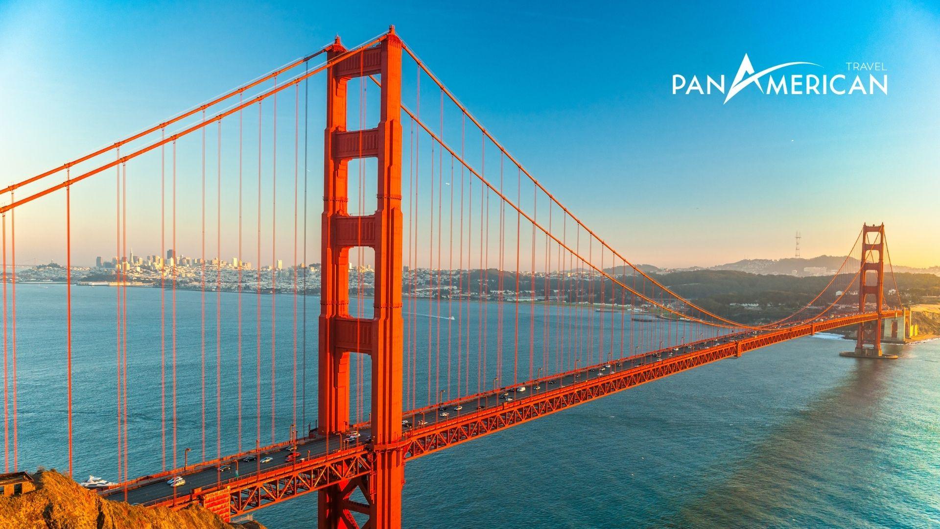 Cầu Cổng Vàng - biểu tượng nổi tiếng của nước Mỹ tại San Francisco