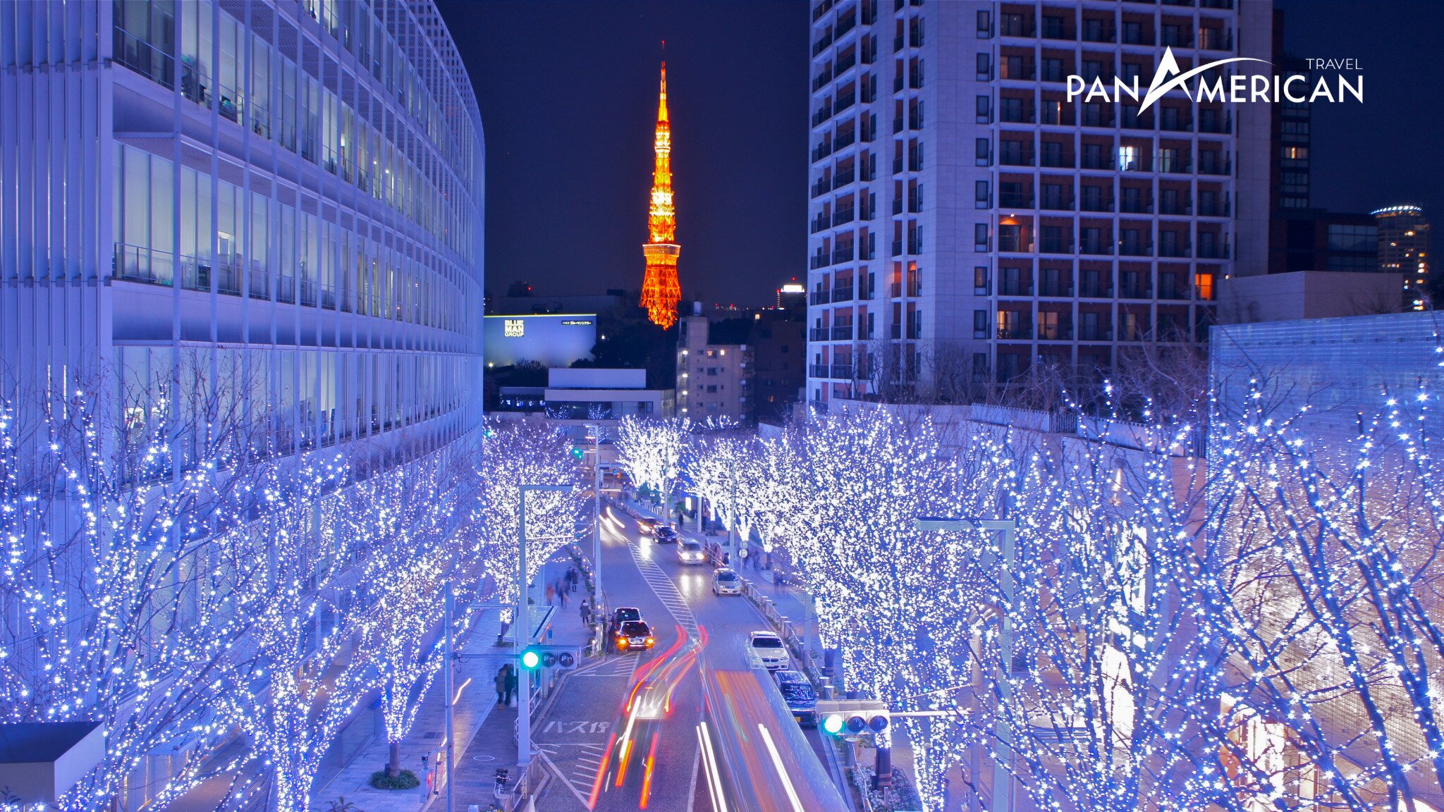 Màu trắng thường được dùng chủ đạo trong Giáng sinh ở Nhật Bản