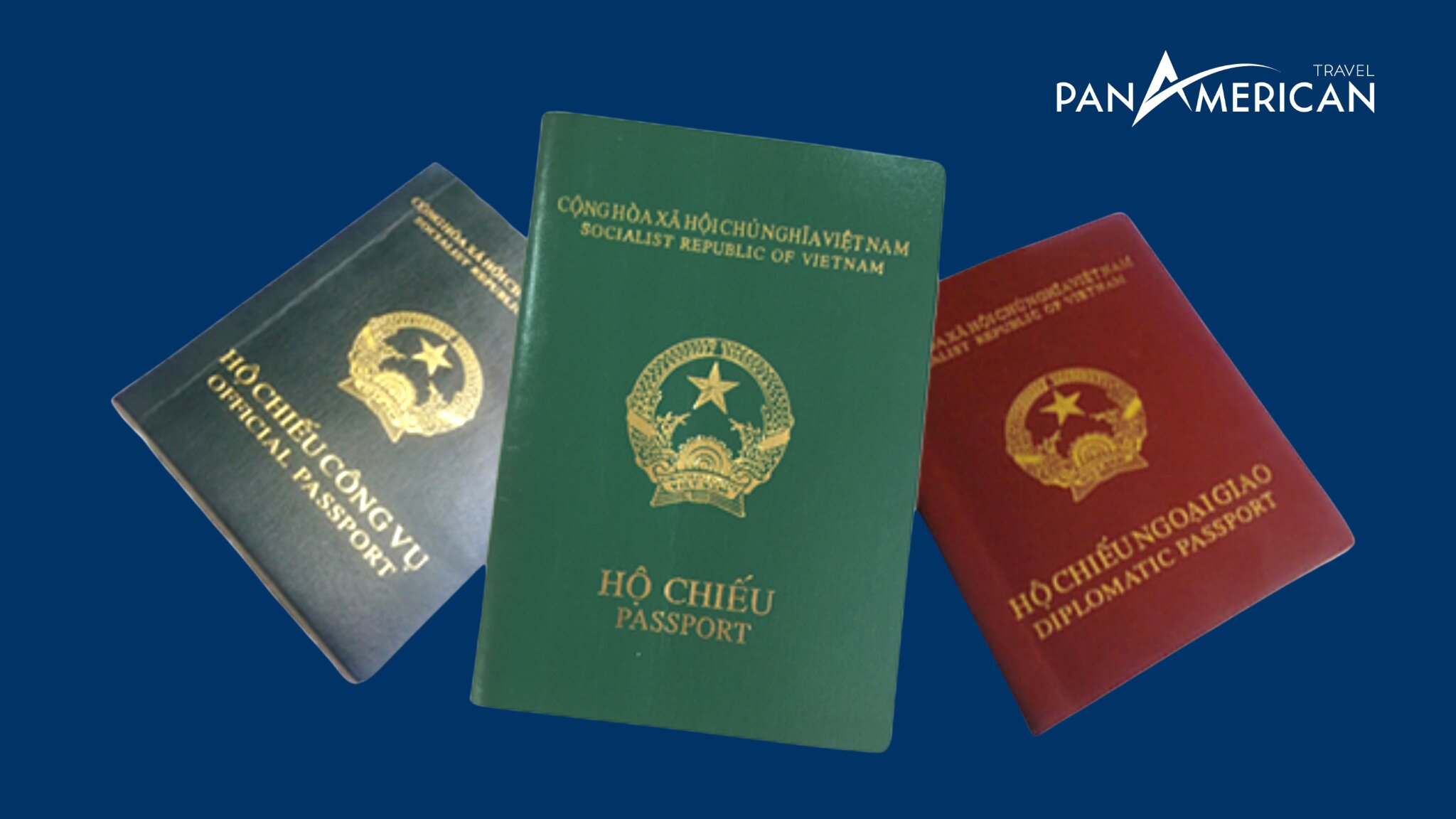 Ba loại hộ chiếu Việt Nam hiện nay