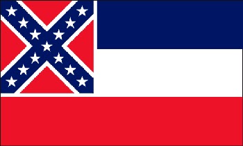 Lá cờ của tiểu bang Mississippi