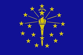 Lá cờ của tiểu bang Indiana