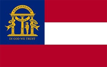 Lá cờ của bang Georgia