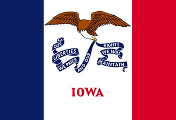 Lá cờ của tiểu bang Iowa