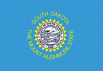 Lá cờ của tiểu bang South Dakota