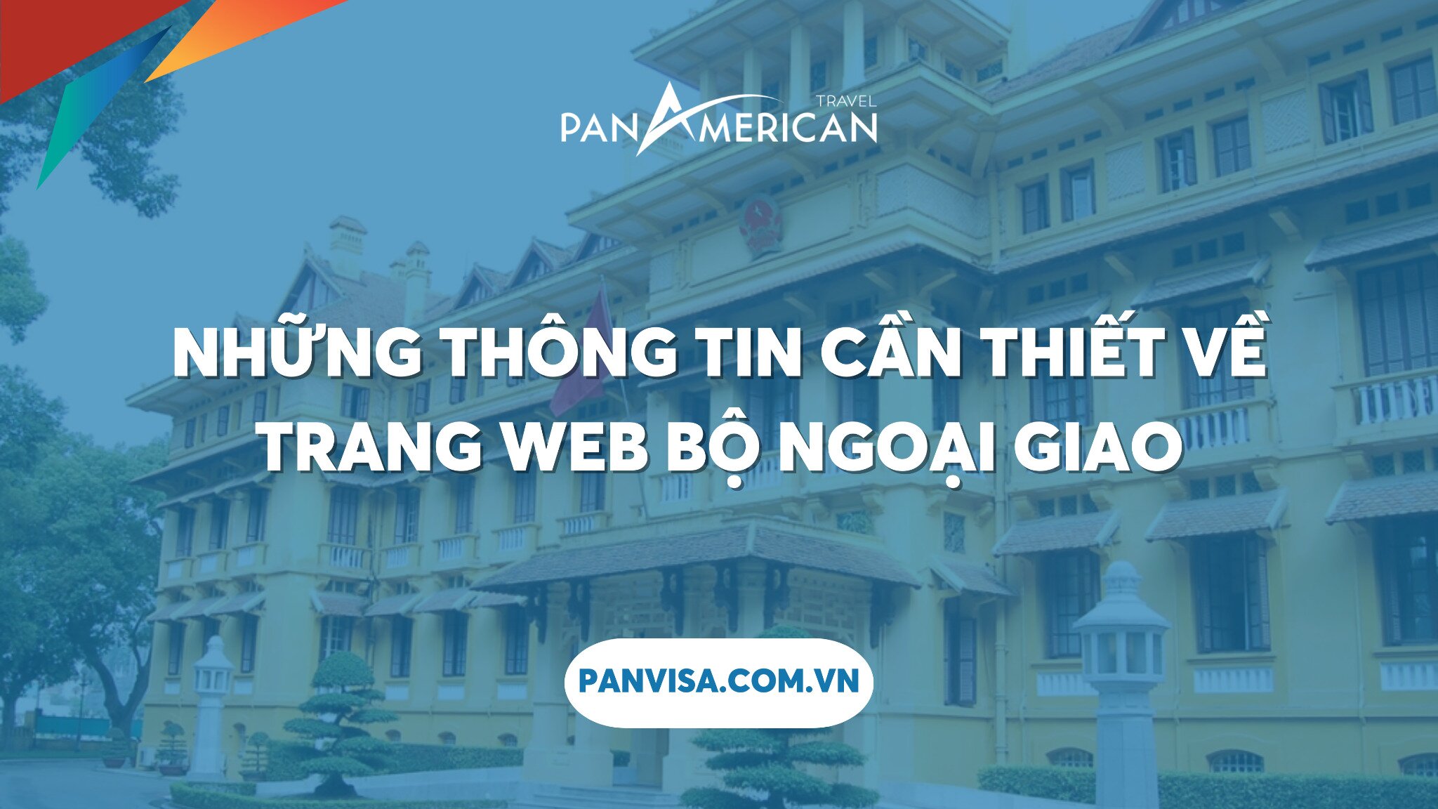 Một số thông tin về trang web bộ ngoại giao