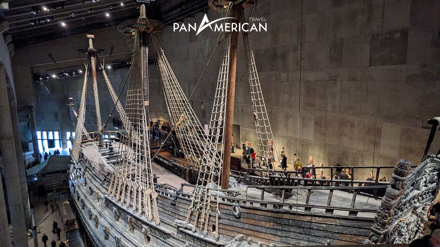 Tàu Vasa Museum được trưng bày trong bảo tàng rộng lớn