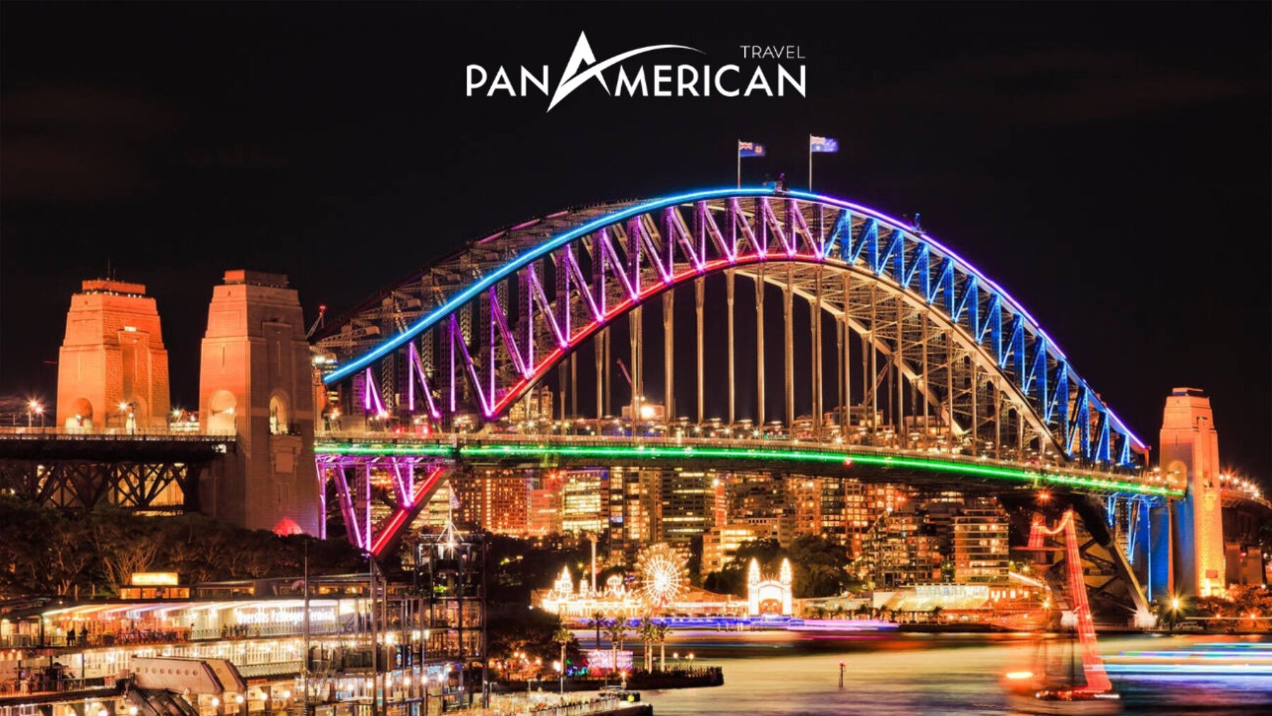 Ánh sáng lung linh huyền ảo trên Cầu Cảng Sydney