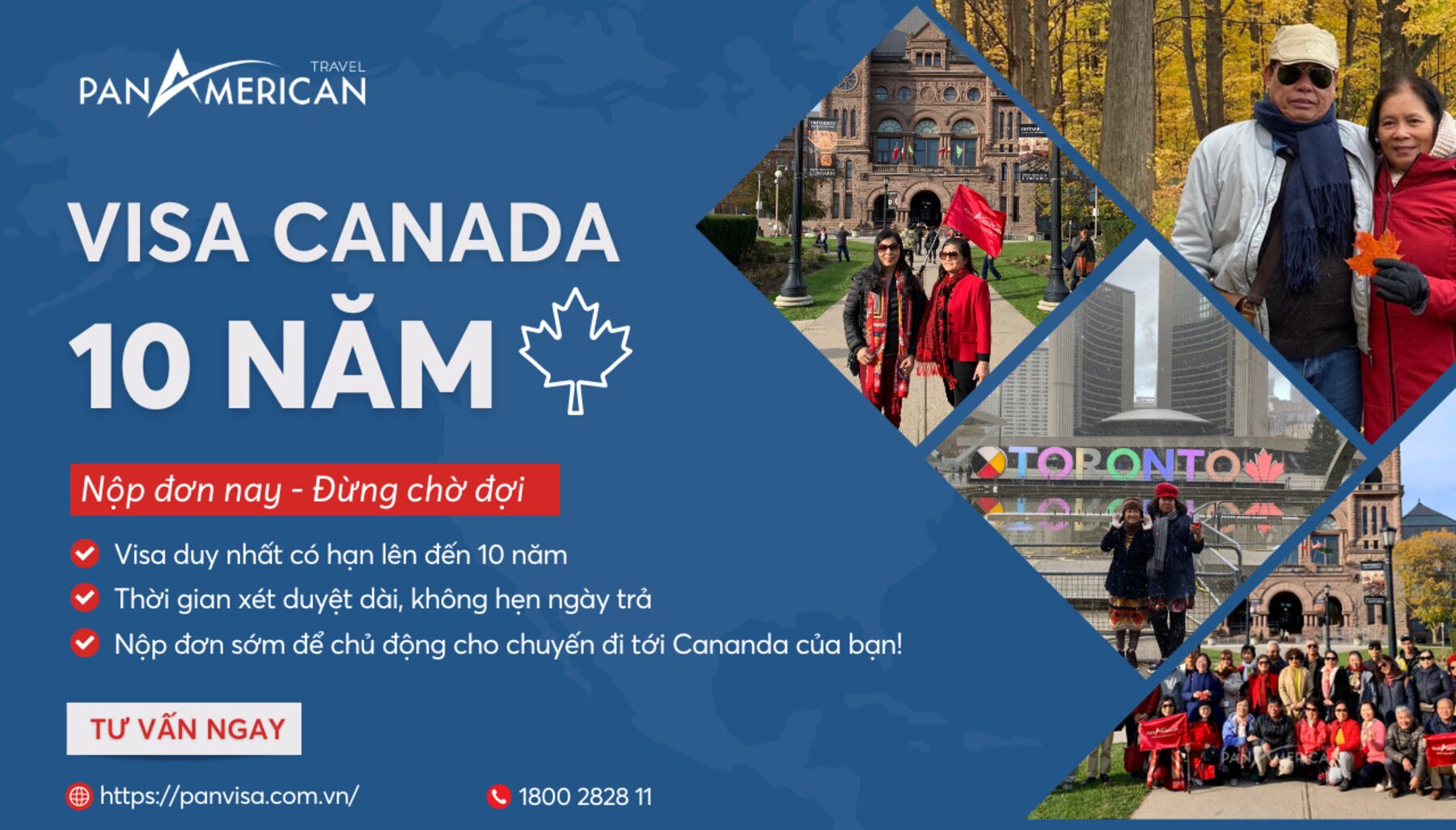 Dịch vụ visa Canada của Pan Visa