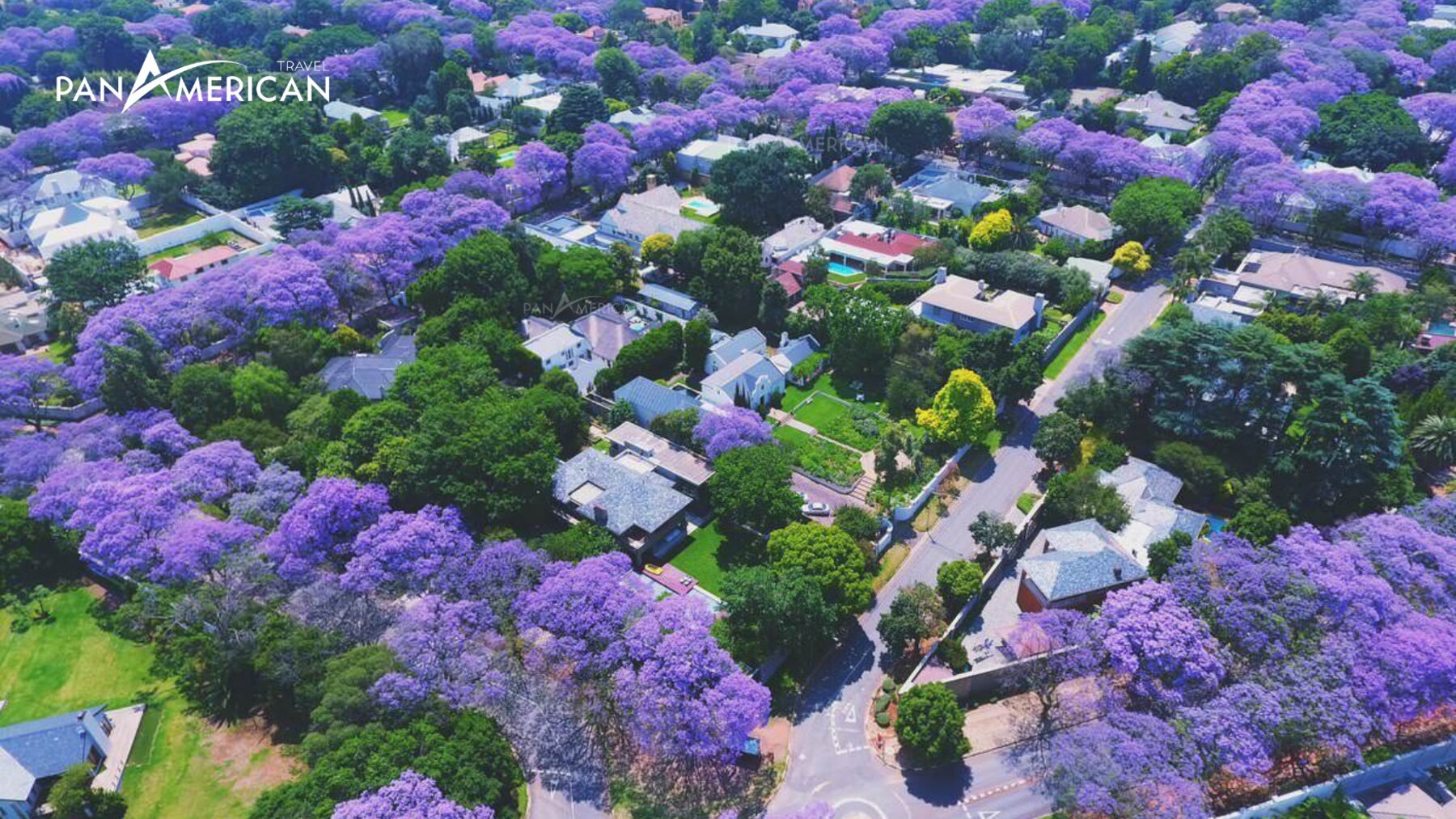 Thành phố Pretoria nhìn từ trên cao