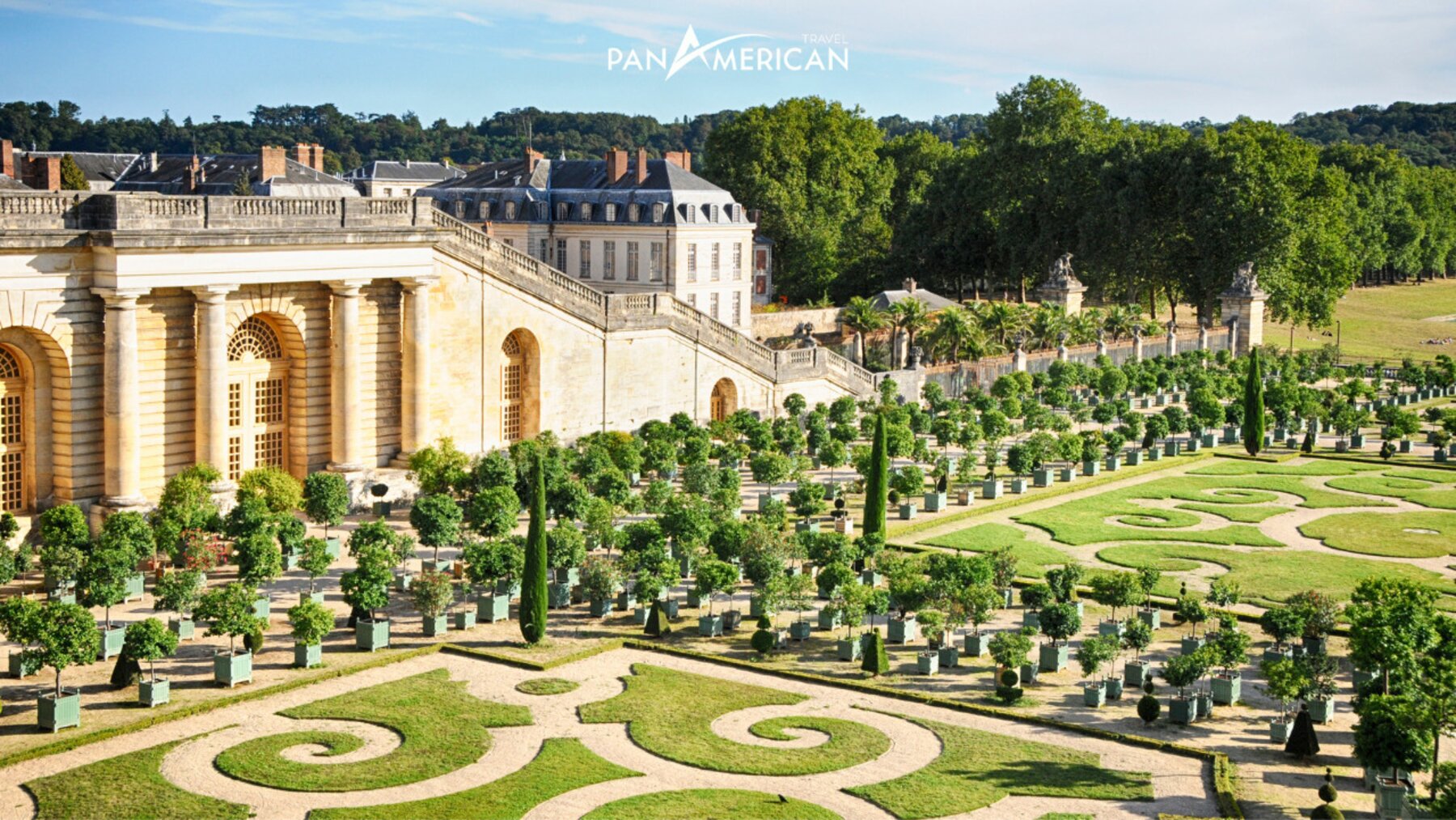 Vườn thượng uyển của cung điện Versailles 